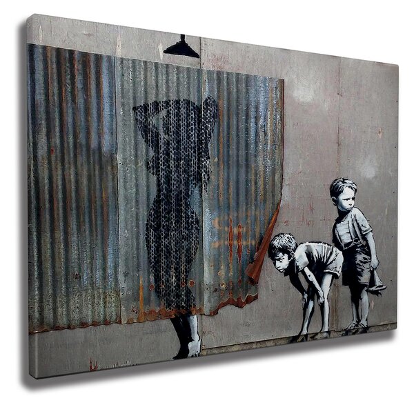 ASIR Nástěnný obraz BOYS plátno 70 x 100 cm