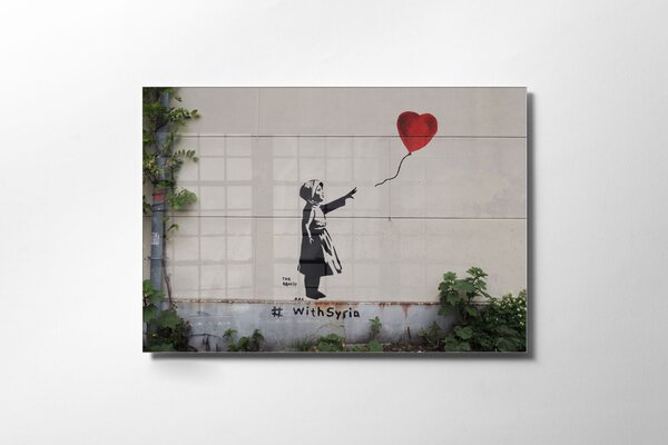 ASIR Nástěnný obraz GIRL 2 sklo 70 x 100 cm
