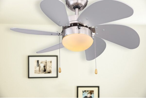 Globo 03801 - Stropní ventilátor RIVALDO 1xE14/60W/230V