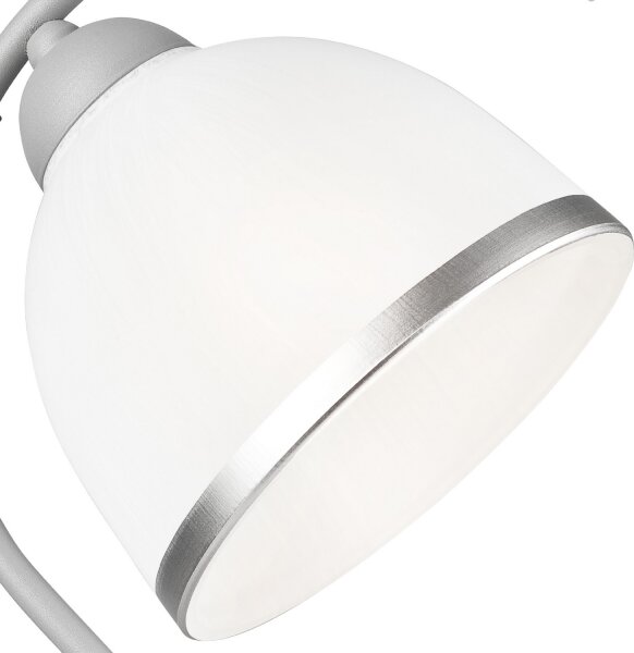 Stolní lampa RETRO II 1xE27/60W/230V stříbrná