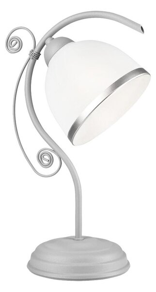 Stolní lampa RETRO II 1xE27/60W/230V stříbrná