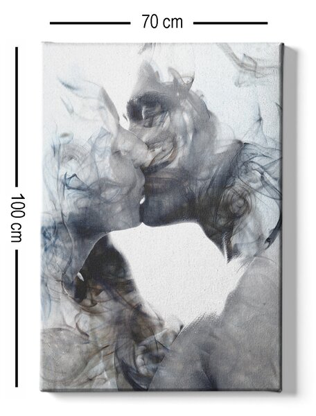ASIR Nástěnný obraz KISS plátno 70 x 100 cm