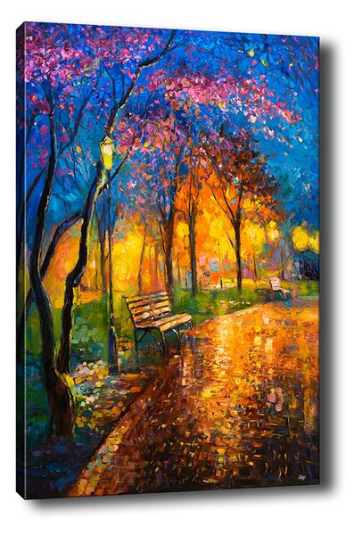 ASIR Nástěnný obraz BENCH plátno 70 x 100 cm