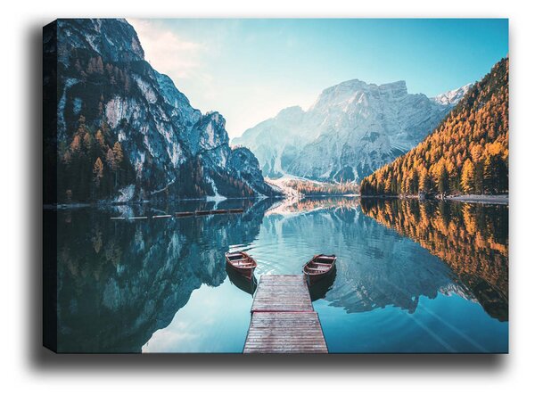ASIR Nástěnný obraz LAKE plátno 70 x 100 cm