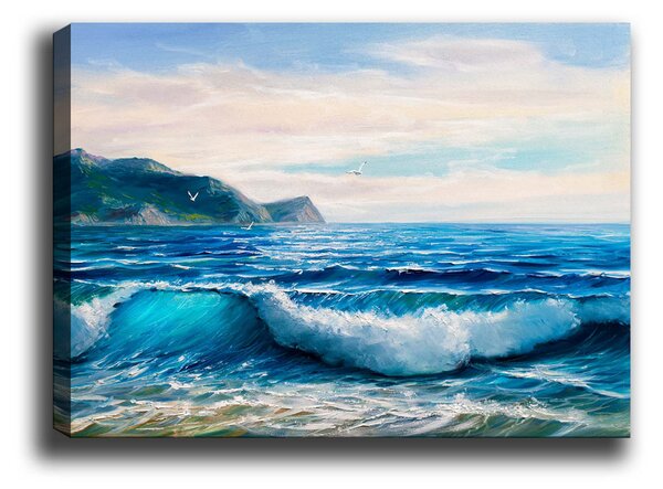 ASIR Nástěnný obraz BEACH plátno 70 x 100 cm