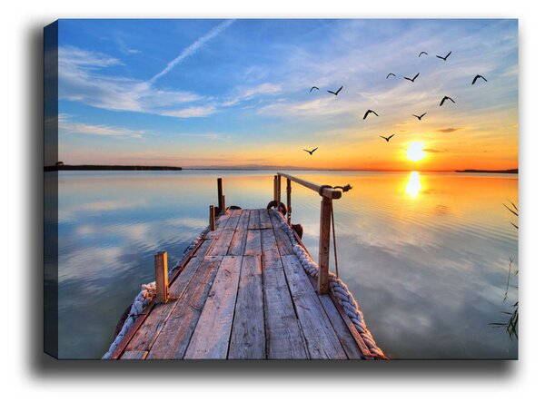 ASIR Nástěnný obraz SUNSET plátno 70 x 100 cm