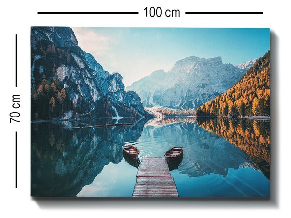 ASIR Nástěnný obraz LAKE plátno 70 x 100 cm
