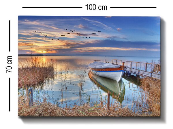 ASIR Nástěnný obraz BOAT plátno 70 x 100 cm