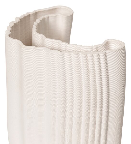 Ferm Living designové vázy Moire Vase Off-White L