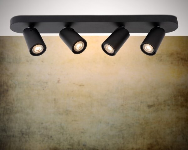 Lucide 23954/21/30 - LED Bodové svítidlo XYRUS 4xGU10/5W/230V černá