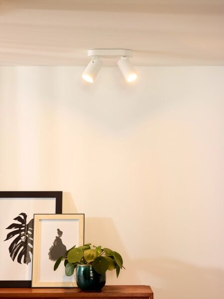 Lucide 23954/11/31 - LED Bodové svítidlo XYRUS 2xGU10/5W/230V bílá