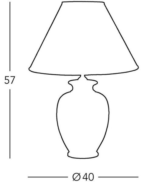 Kolarz 0014.74.6 - Stolní lampa TLAVORIO 1xE27/100W/230V