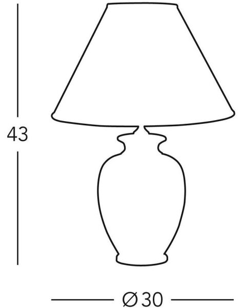 Kolarz 0014.73.6 - Stolní lampa TLAVORIO 1xE27/100W/230V