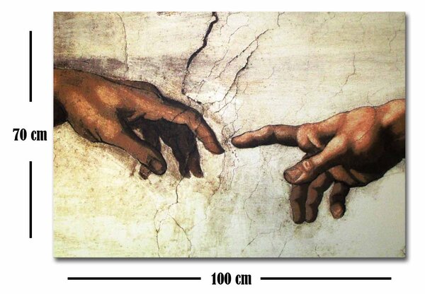 ASIR Nástěnný obraz MICHELANGELO 2 100 x 70 cm