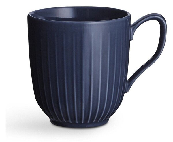 Tmavě modrý porcelánový hrnek Kähler Design Hammershoi, 330 ml