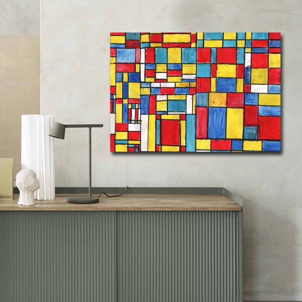 ASIR Nástěnný obraz MONDRIAN 100 x 70 cm
