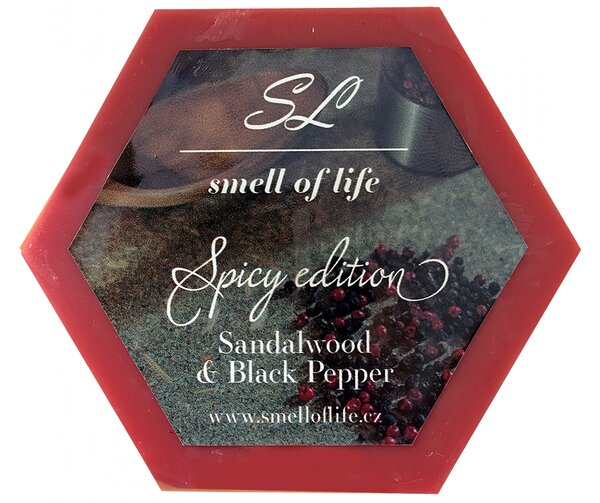 Vonný vosk ,,Sandalwood & Black Pepper"