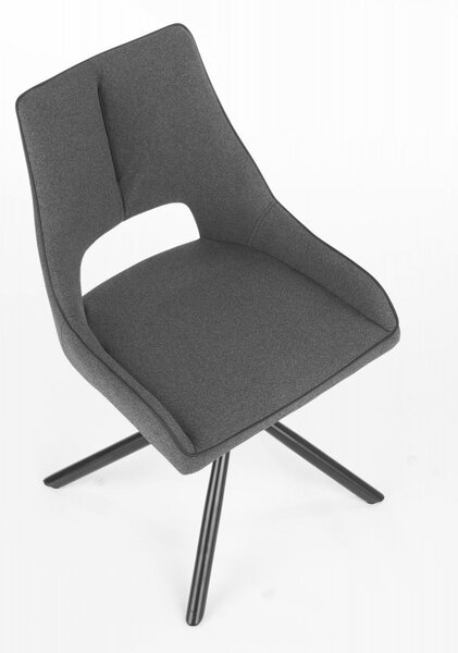 Halmar Jídelní židle K409 tmavě šedá
