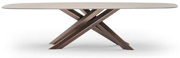 Varaschin Jídelní stůl System Star, Varaschin, obdélníkový 200x100x74 cm, rám hliník, deska HPL kat. A, barva dle vzorníku