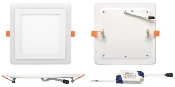 Ecolite DUO-S6W - LED Podhledové svítidlo DUO LED/6W/230V + LED/3W