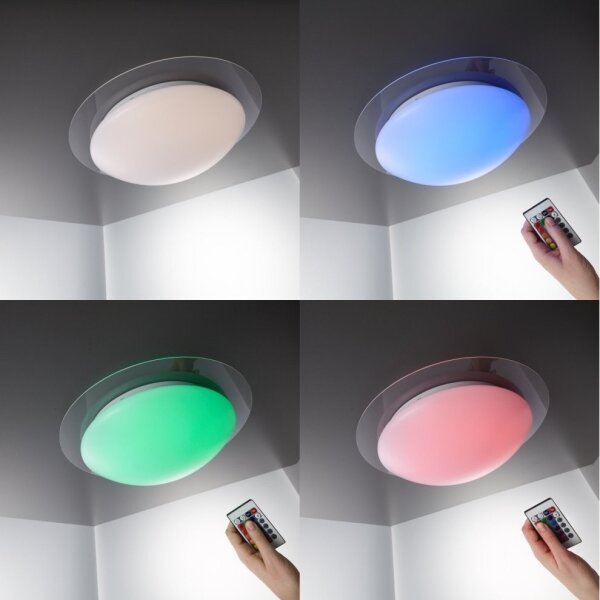 B.K.Licht BKL1025 - LED RGB Stmívatelné koupelnové svítidlo LED/12W/230V IP44+DO