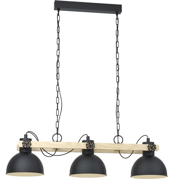 Eglo 79896 - Lustr na řetězu LUBENHAM 3xE27/28W/230V