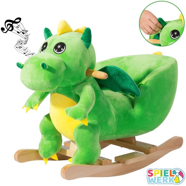 Deuba Dětský houpací dinosaurus s funkcí zvuku