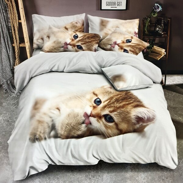 LOTELI 3D povlečení - Kočka JOY 2
