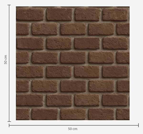 Tapety Rustikální hnědá cihlová textura, Tapety loft, a00879 : uwalls.cz