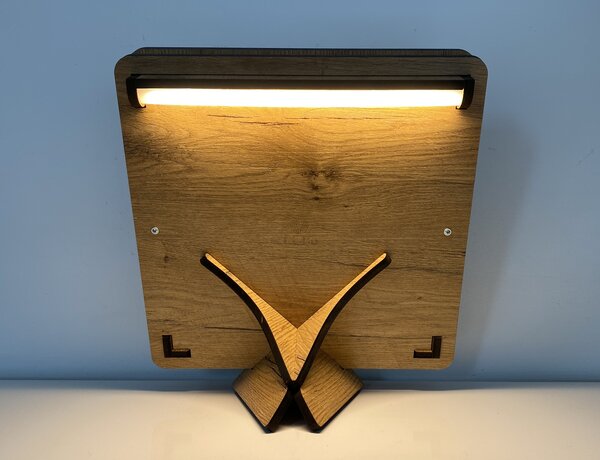 "Lípa" lampa 31x31cm provedení povrchu: dub světlý