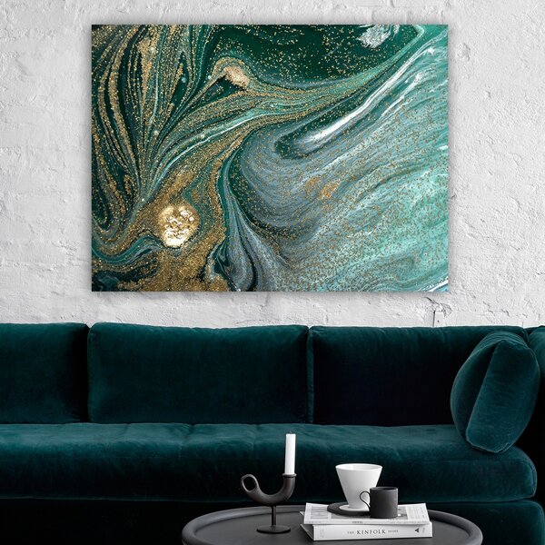 ASIR Nástěnný obraz ABSTRAKCE 2 plátno 100 x 70 cm