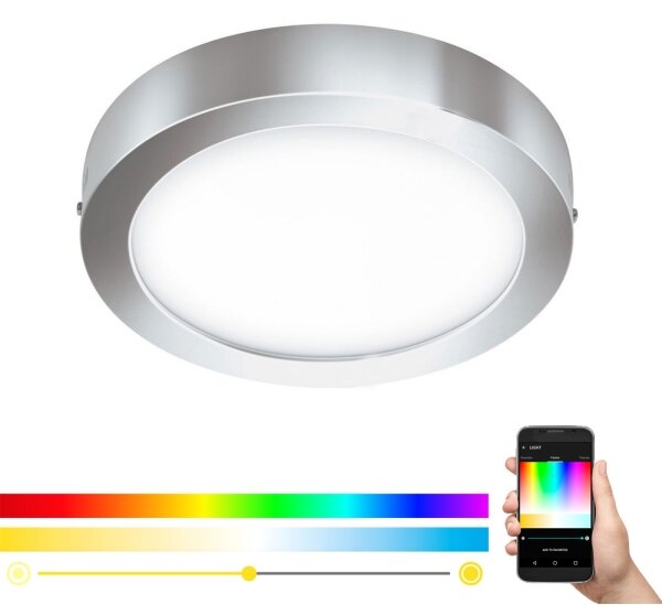 Eglo 98559 - LED RGB Stmívatelné stropní svítidlo FUEVA-C LED/21W/230V
