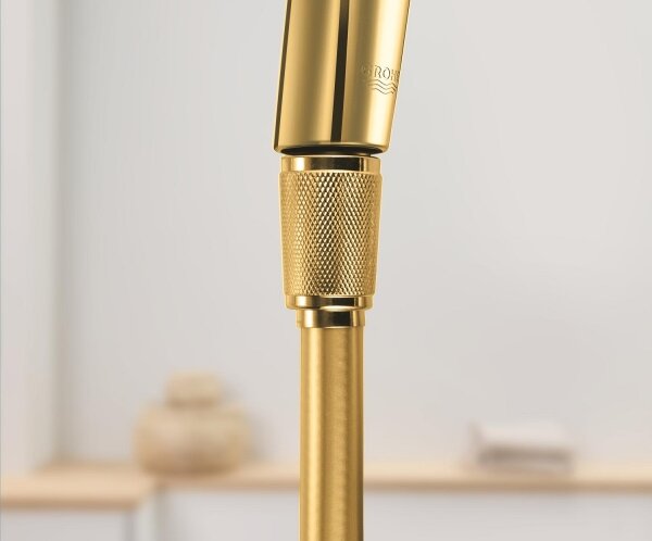 GROHE 28362GL1 - Sprchová hadice SILVERFLEX 1250 mm broušená zlatá