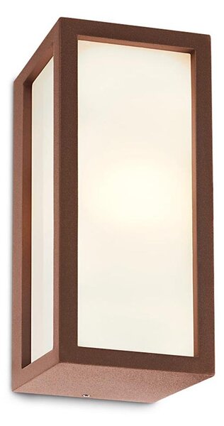 Redo 9897 - Venkovní nástěnné svítidlo BRICK 1xE27/23W/230V IP54 hnědá