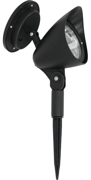 LED Solární lampa JOKER LED/1,2V 100 mAh 4000K 31,5 cm IP44 černá
