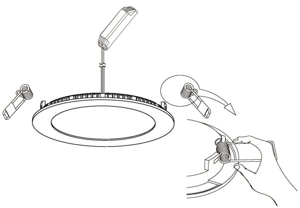Eglo 98212 - LED Stmívatelné podhledové svítidlo FUEVA-A LED/5W/230V + DO