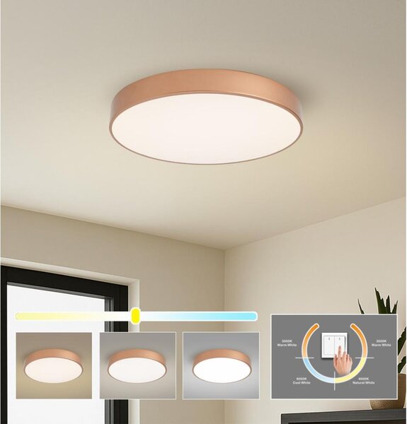 Brilagi - LED Stropní svít. POOL LED/60W/230V 3000/4000/6000K pr. 50 cm bronzová