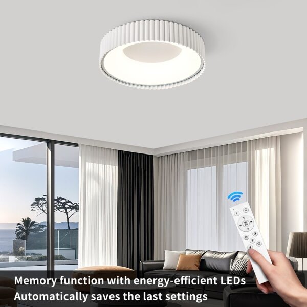 Brilagi - LED Stmívat. stropní svít. FALCON MODERN LED/30W/230V 40 cm bílá + DO