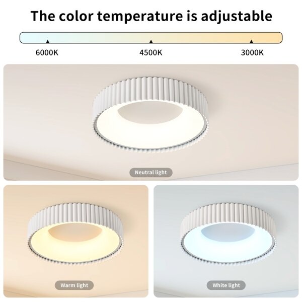 Brilagi - LED Stmívat. stropní svít. FALCON MODERN LED/30W/230V 40 cm bílá + DO