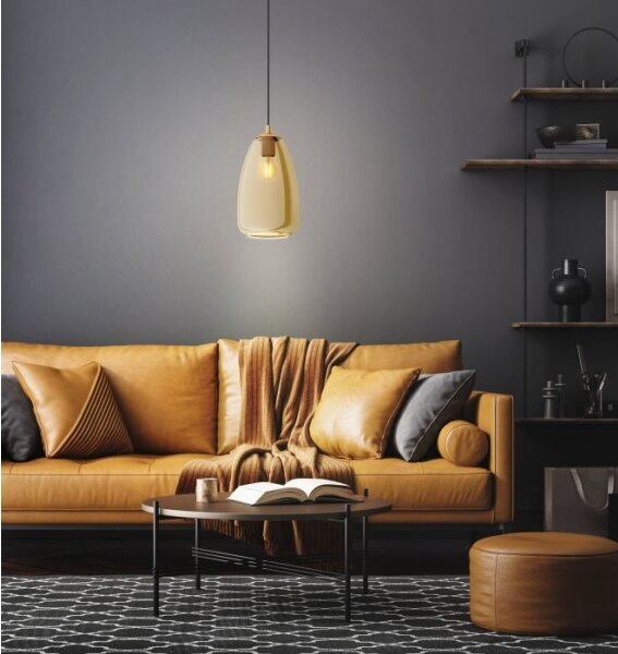 Eglo 98648 - Lustr na lanku ALOBRASE 1xE27/40W/230V
