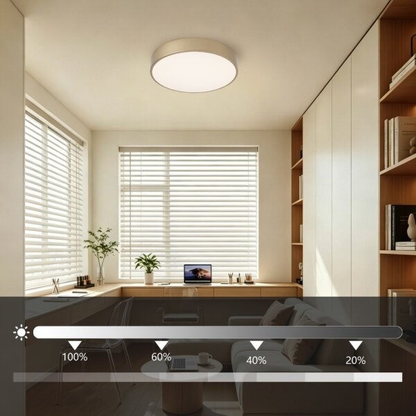 Brilagi - LED Stmívatelné strop. svítidlo POOL LED/36W/230V pr. 30 cm zlatá + DO