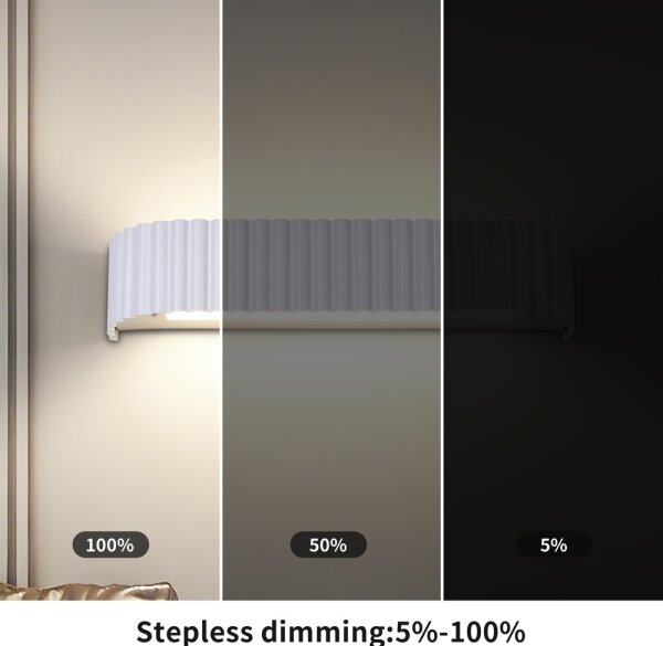 Brilagi - LED Stmívat. nástěn. svít. FALCON MODERN LED/14W/230V 40 cm bílá + DO