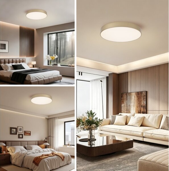 Brilagi - LED Stmívatelné strop. svítidlo POOL LED/60W/230V pr. 50 cm zlatá + DO