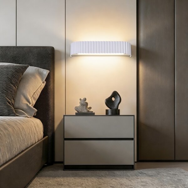 Brilagi - LED Stmívat. nástěn. svít. FALCON MODERN LED/14W/230V 40 cm bílá + DO