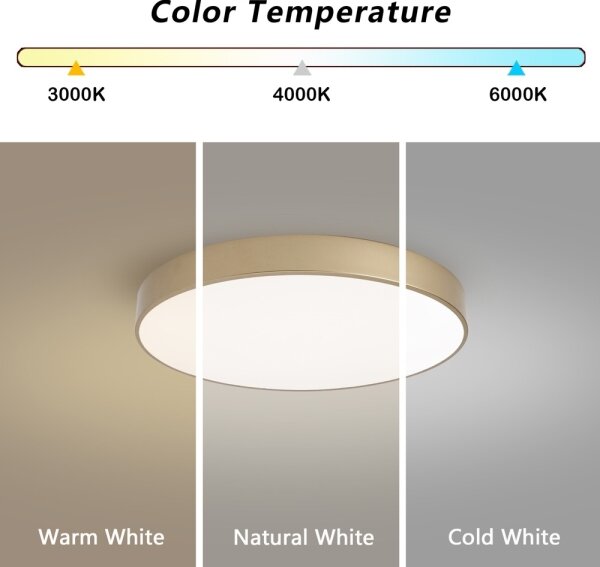Brilagi - LED Stmívatelné strop. svítidlo POOL LED/60W/230V pr. 50 cm zlatá + DO