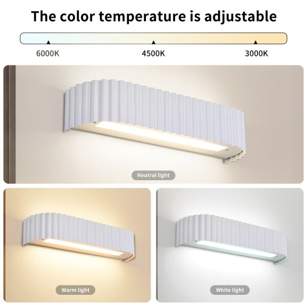 Brilagi - LED Stmívat. nástěn. svít. FALCON MODERN LED/14W/230V 40 cm bílá + DO