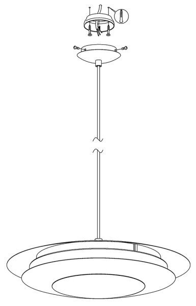 Eglo 98041 - LED RGB Stmívatelný lustr na lanku MONEVA-C LED/18W/230V