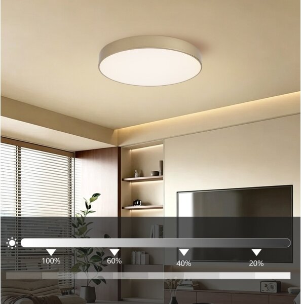 Brilagi - LED Stmívatelné strop. svítidlo POOL LED/60W/230V pr. 50 cm zlatá + DO