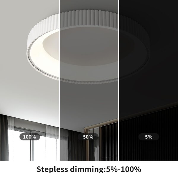Brilagi - LED Stmívat. stropní svít. FALCON MODERN LED/54W/230V 60 cm bílá + DO