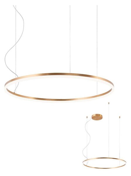 Redo 01-1713 - LED Stmívatelný lustr na lanku ORBIT LED/55W/230V bronz